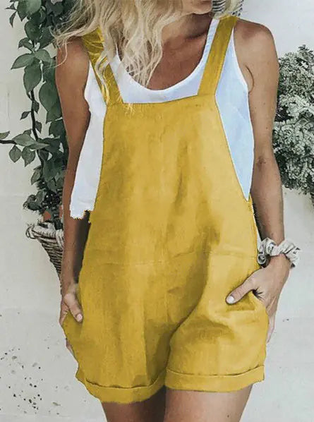 Summer Women's Multicolor Overalls (Fashionable)