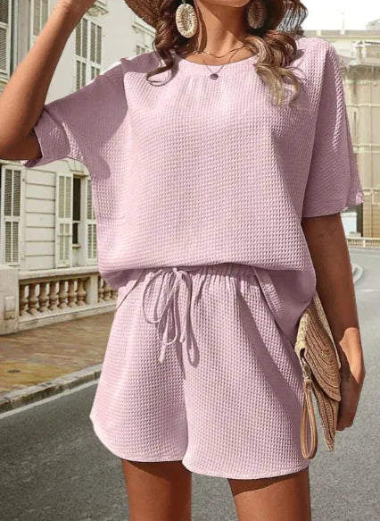 Western Batwing Shirt & Shorts Set