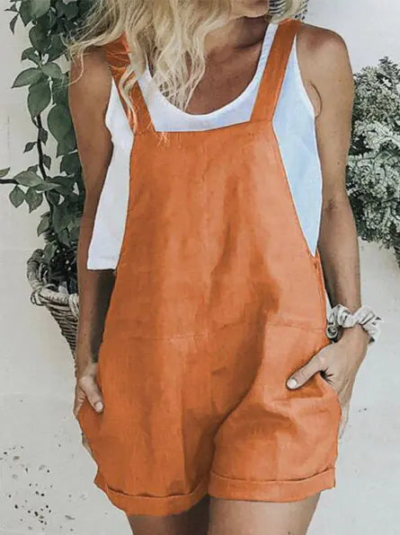 Summer Women's Multicolor Overalls (Fashionable)