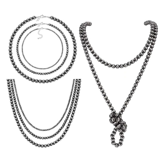 5Pcs Western Jewelry Navajo Pearl