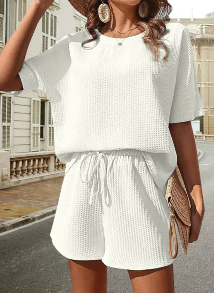 Western Batwing Shirt & Shorts Set
